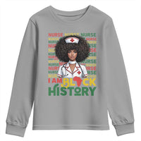 I Am Black History Youth Sweatshirt Black History Month Nurse Gift - Wonder Print Shop