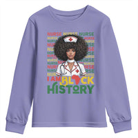 I Am Black History Youth Sweatshirt Black History Month Nurse Gift - Wonder Print Shop