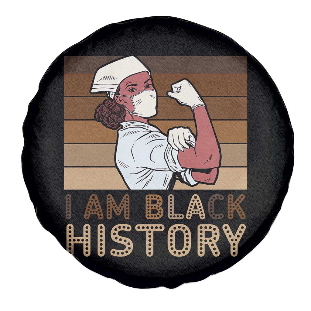 Proud Black Nurse Spare Tire Cover I Am Black History - Wonder Print Shop