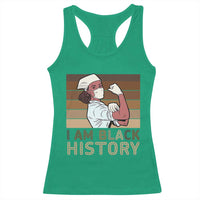 Proud Black Nurse Racerback Tank Top I Am Black History - Wonder Print Shop