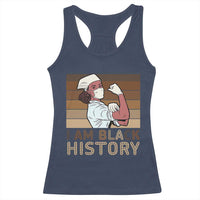 Proud Black Nurse Racerback Tank Top I Am Black History - Wonder Print Shop
