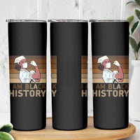 Proud Black Nurse Skinny Tumbler I Am Black History - Wonder Print Shop