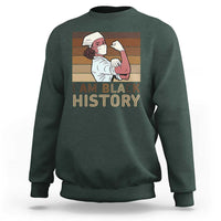 Proud Black Nurse Sweatshirt I Am Black History - Wonder Print Shop
