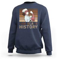 Proud Black Nurse Sweatshirt I Am Black History - Wonder Print Shop