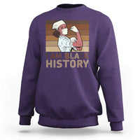 Proud Black Nurse Sweatshirt I Am Black History - Wonder Print Shop