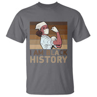 Proud Black Nurse T Shirt I Am Black History - Wonder Print Shop
