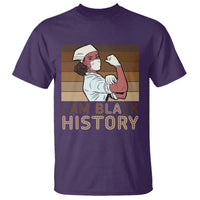 Proud Black Nurse T Shirt I Am Black History - Wonder Print Shop