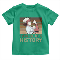 Proud Black Nurse Toddler T Shirt I Am Black History - Wonder Print Shop