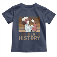 Proud Black Nurse Toddler T Shirt I Am Black History - Wonder Print Shop