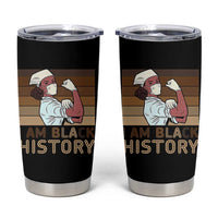 Proud Black Nurse Tumbler Cup I Am Black History - Wonder Print Shop