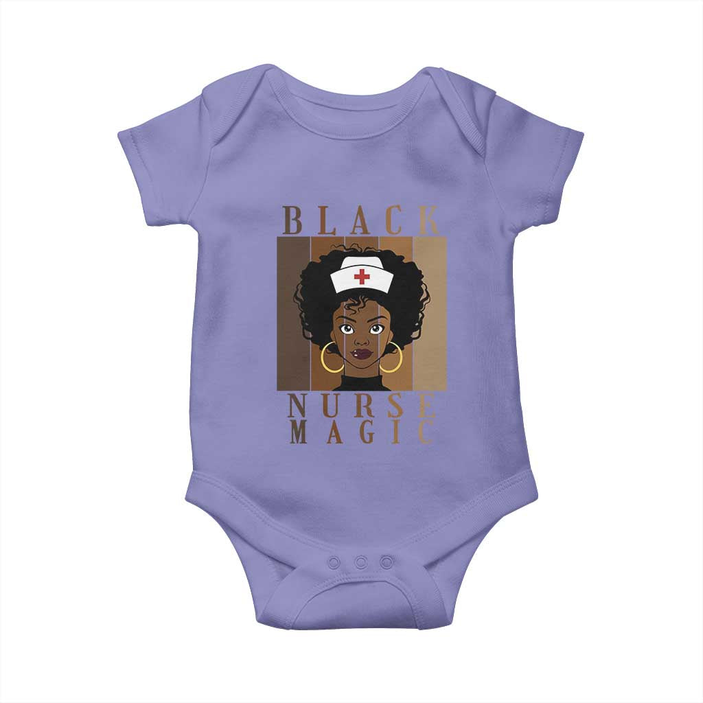 Black Nurse Magic Baby Onesie Black History Month Nurse Gift - Wonder Print Shop