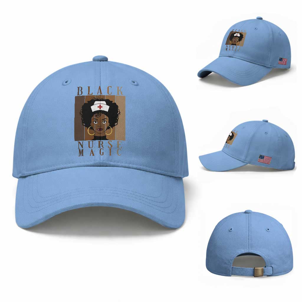 Black Nurse Magic Baseball Cap Black History Month Nurse Gift