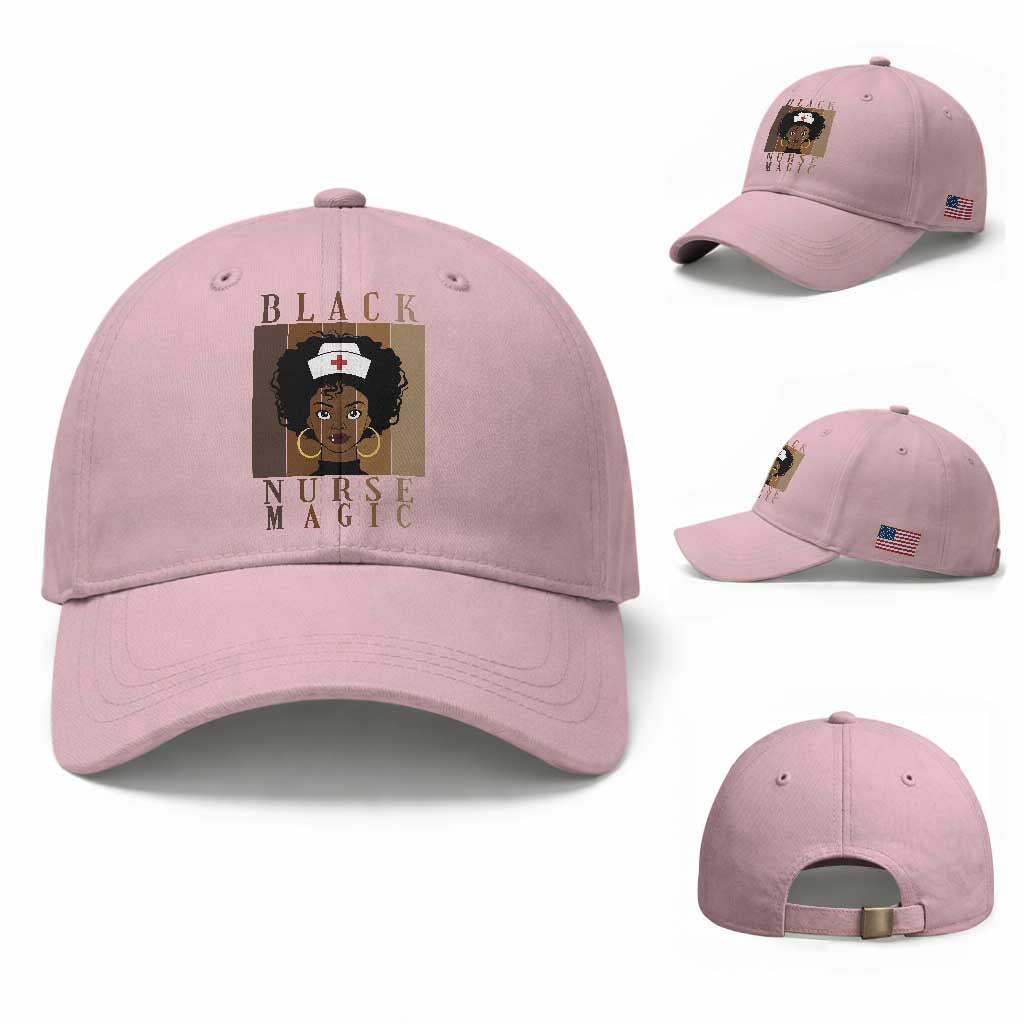 Black Nurse Magic Baseball Cap Black History Month Nurse Gift