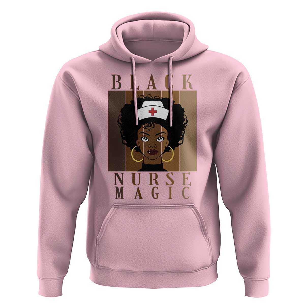 Black Nurse Magic Hoodie Black History Month Nurse Gift - Wonder Print Shop