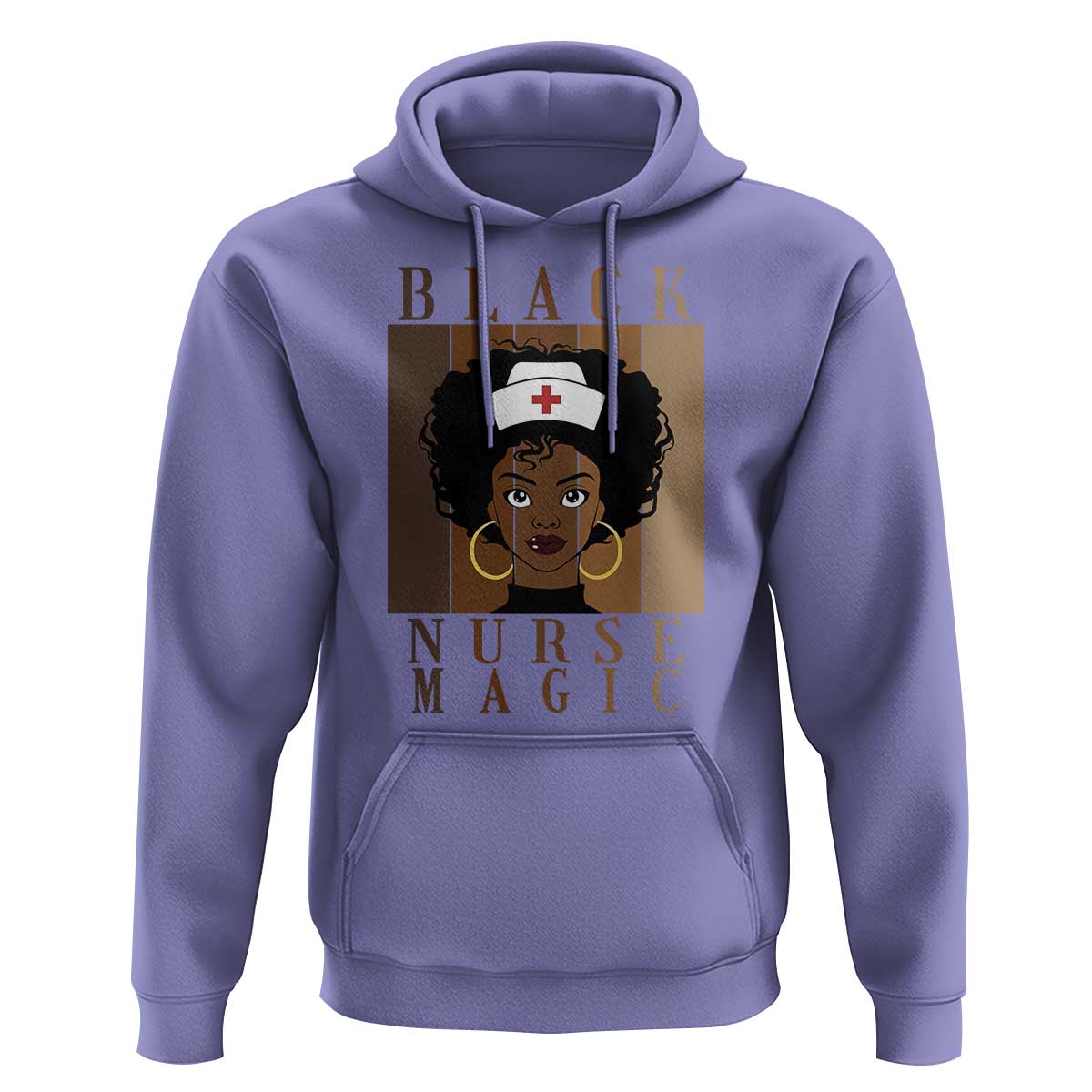 Black Nurse Magic Hoodie Black History Month Nurse Gift - Wonder Print Shop
