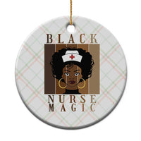 Black Nurse Magic Ceramic Ornament Black History Month Nurse Gift - Wonder Print Shop
