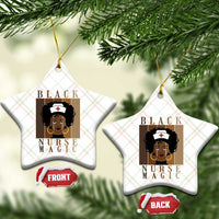 Black Nurse Magic Ceramic Ornament Black History Month Nurse Gift - Wonder Print Shop