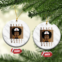 Black Nurse Magic Ceramic Ornament Black History Month Nurse Gift - Wonder Print Shop