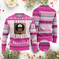 Black Nurse Magic Ugly Christmas Sweater Black History Month Nurse Gift - Wonder Print Shop