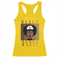 Black Nurse Magic Racerback Tank Top Black History Month Nurse Gift - Wonder Print Shop