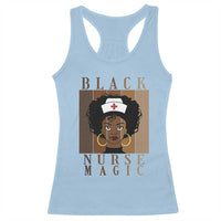 Black Nurse Magic Racerback Tank Top Black History Month Nurse Gift - Wonder Print Shop