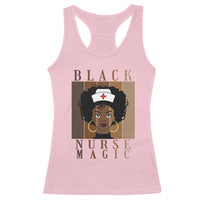 Black Nurse Magic Racerback Tank Top Black History Month Nurse Gift - Wonder Print Shop
