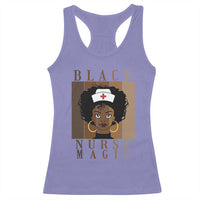 Black Nurse Magic Racerback Tank Top Black History Month Nurse Gift - Wonder Print Shop