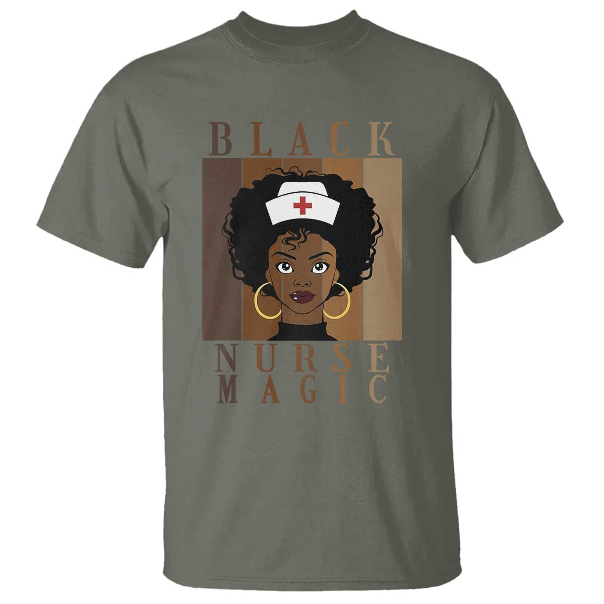 Black Nurse Magic T Shirt Black History Month Nurse Gift - Wonder Print Shop