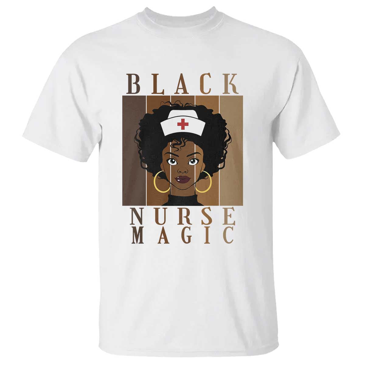 Black Nurse Magic T Shirt Black History Month Nurse Gift - Wonder Print Shop