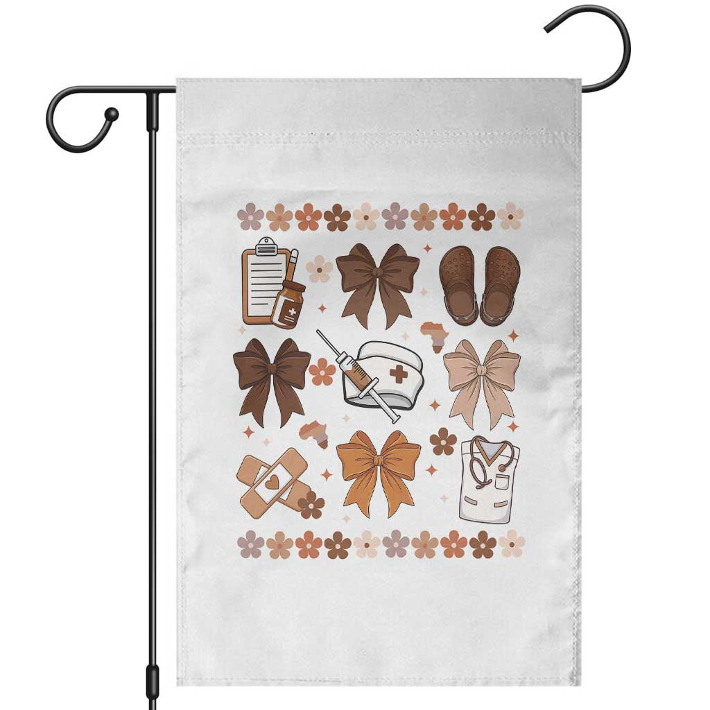 Proud Black Nurse Garden Flag Gift For African Nurse Black History - Wonder Print Shop