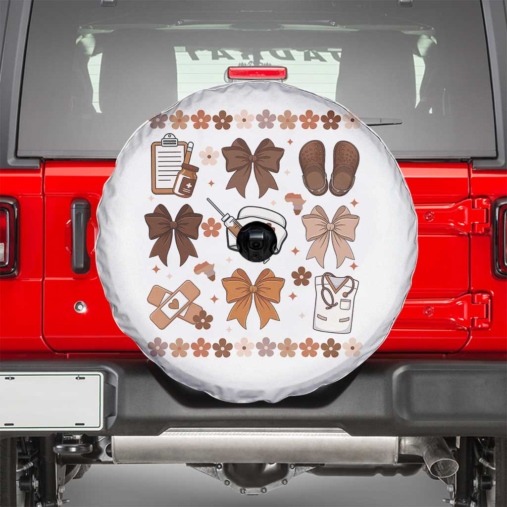 Proud Black Nurse Spare Tire Cover Gift For African Nurse Black History - Wonder Print Shop