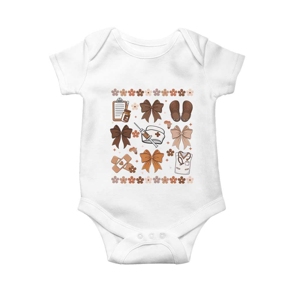 Proud Black Nurse Baby Onesie Gift For African Nurse Black History - Wonder Print Shop