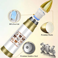 Proud Black Nurse Bullet Tumbler Gift For African Nurse Black History - Wonder Print Shop