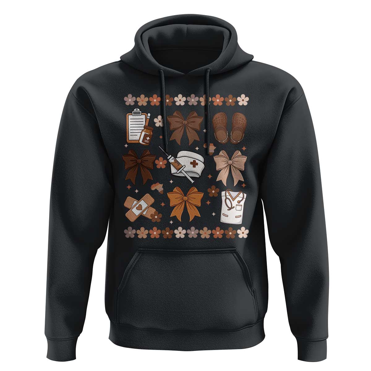 Proud Black Nurse Hoodie Gift For African Nurse Black History - Wonder Print Shop