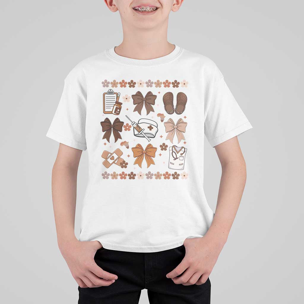 Proud Black Nurse T Shirt For Kid Gift For African Nurse Black History - Wonder Print Shop