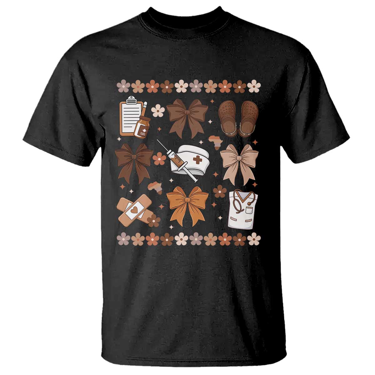 Proud Black Nurse T Shirt Gift For African Nurse Black History - Wonder Print Shop