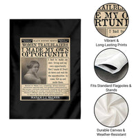 Madam C.J. Walker Garden Flag I Made My Own Opportunity - Wonder Print Shop