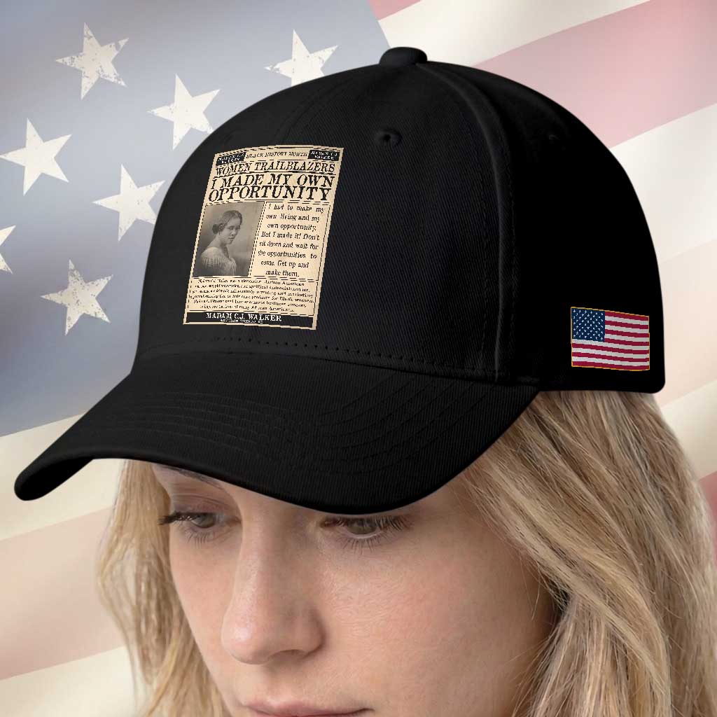 Madam C.J. Walker Baseball Cap I Made My Own Opportunity