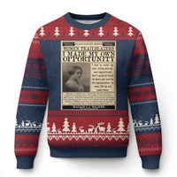 Madam C.J. Walker Ugly Christmas Sweater I Made My Own Opportunity - Wonder Print Shop