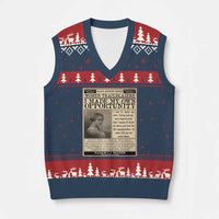 Madam C.J. Walker V-Neck Knit Sweater Vest I Made My Own Opportunity - Wonder Print Shop