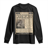 Madam C.J. Walker Long Sleeve Shirt I Made My Own Opportunity - Wonder Print Shop