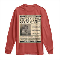 Madam C.J. Walker Long Sleeve Shirt I Made My Own Opportunity - Wonder Print Shop