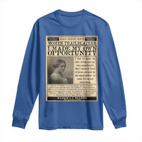 Madam C.J. Walker Long Sleeve Shirt I Made My Own Opportunity - Wonder Print Shop