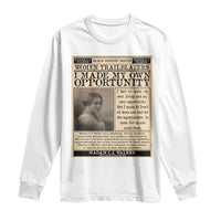 Madam C.J. Walker Long Sleeve Shirt I Made My Own Opportunity - Wonder Print Shop