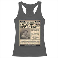 Madam C.J. Walker Racerback Tank Top I Made My Own Opportunity - Wonder Print Shop