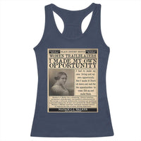 Madam C.J. Walker Racerback Tank Top I Made My Own Opportunity - Wonder Print Shop