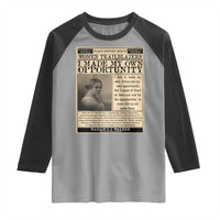 Madam C.J. Walker Raglan Shirt I Made My Own Opportunity - Wonder Print Shop