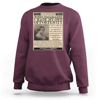 Madam C.J. Walker Sweatshirt I Made My Own Opportunity - Wonder Print Shop