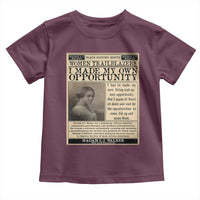 Madam C.J. Walker Toddler T Shirt I Made My Own Opportunity - Wonder Print Shop