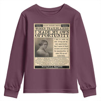 Madam C.J. Walker Youth Sweatshirt I Made My Own Opportunity - Wonder Print Shop